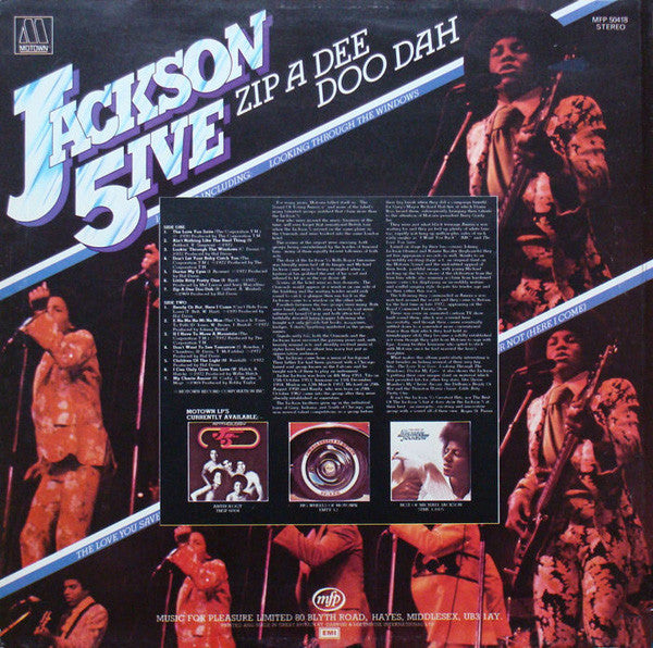 The Jackson 5 : Zip A Dee Doo Dah (LP, Comp)