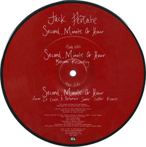 Jack Peñate : Second, Minute Or Hour (7", Pic, 2/2)