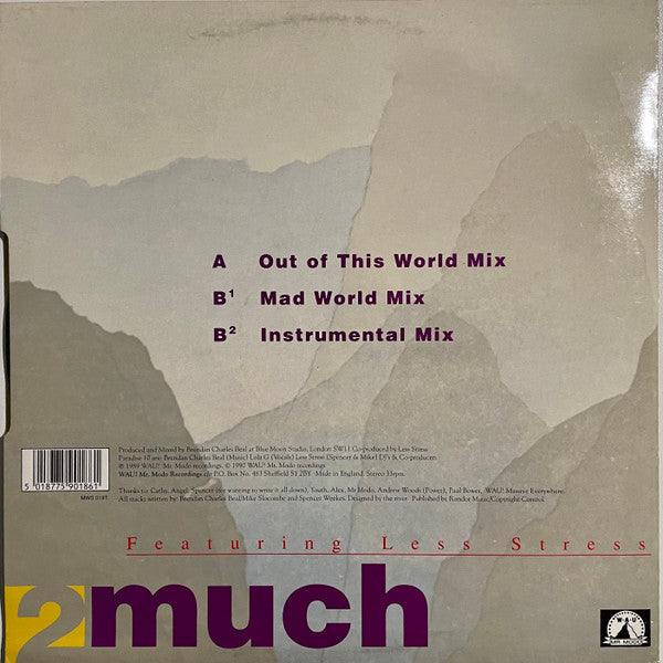 Paradise X : 2 Much (12")