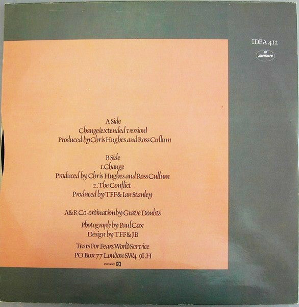 Tears For Fears : Change (12")