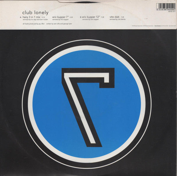 Sam Ellis : Club Lonely (12")