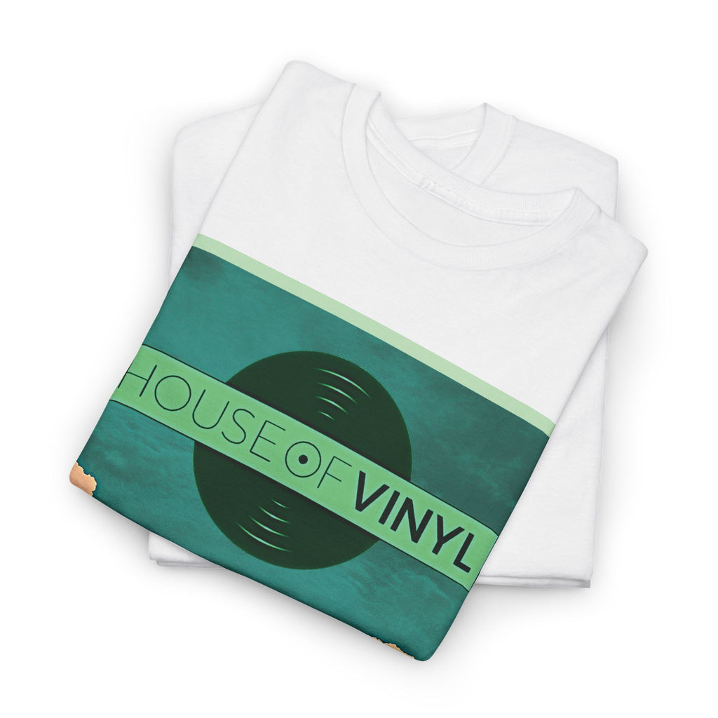 New WORLD House of Vinyl London - Classic Unisex Heavy Cotton Tee - All the Greens