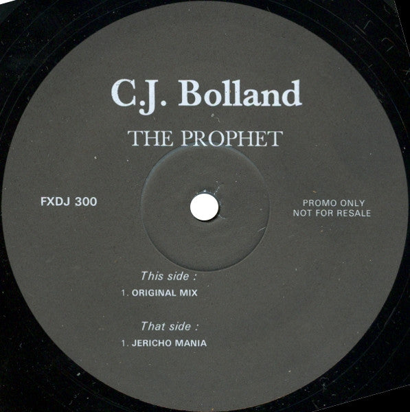 C.J. Bolland* : The Prophet (12", Promo)