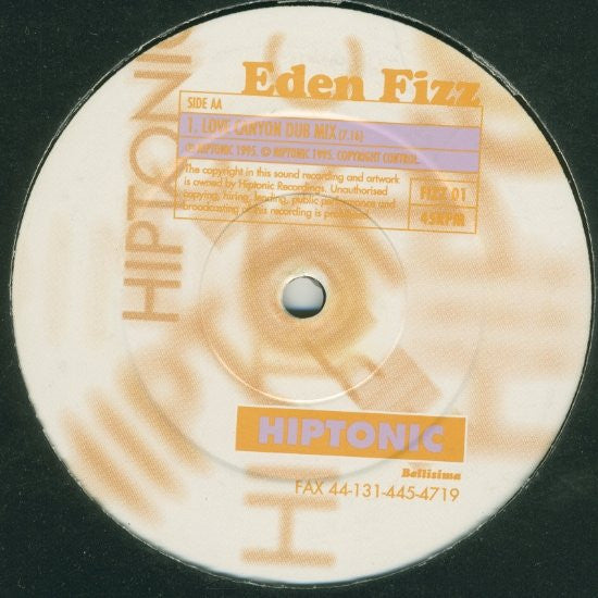 Eden Fizz : Yodel In The Canyon Of Love (12")