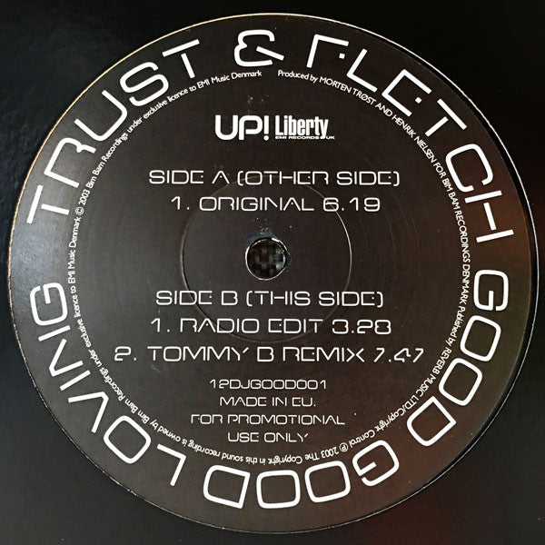 Trust & Fletch : Good Good Loving (12", Promo)