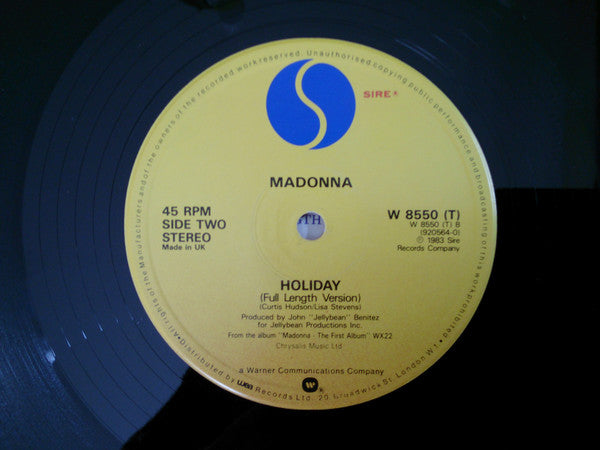 Madonna : True Blue (Extended Dance Version) (12", Single)