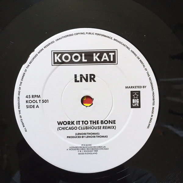 LNR : Work It To The Bone (12")