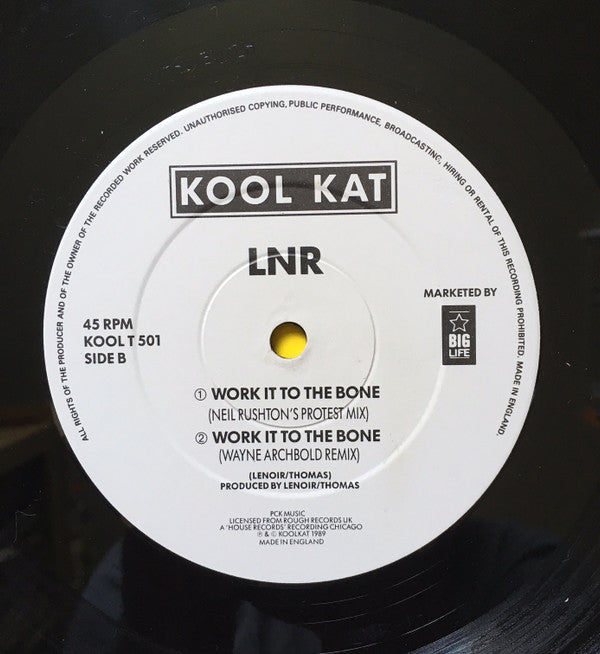 LNR : Work It To The Bone (12")