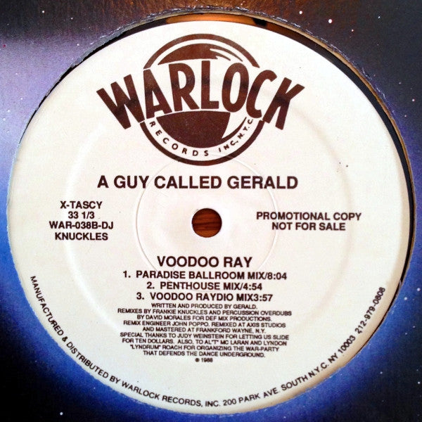 A Guy Called Gerald : Voodoo Ray (12", Promo)