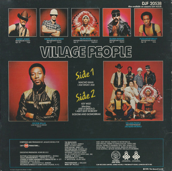 Village People : Macho Man (LP, Album)