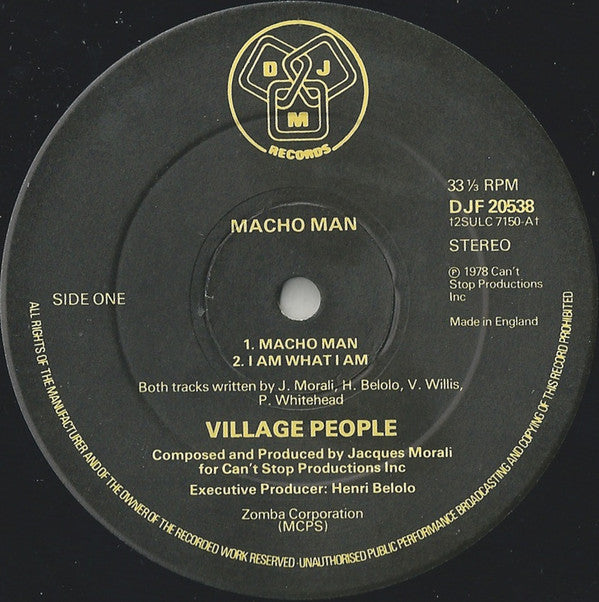 Village People : Macho Man (LP, Album)