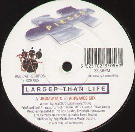 Larger Than Life (4) : Pieces (12")