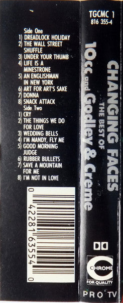 10cc And Godley & Creme : Changing Faces (The Best Of 10cc And Godley & Creme) (Cass, Comp, Pap)