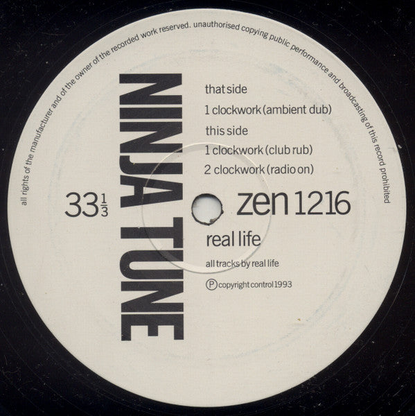 Real Life (3) : Clockwork (12")