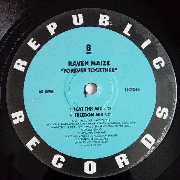 Raven Maize : Forever Together (12", Single)