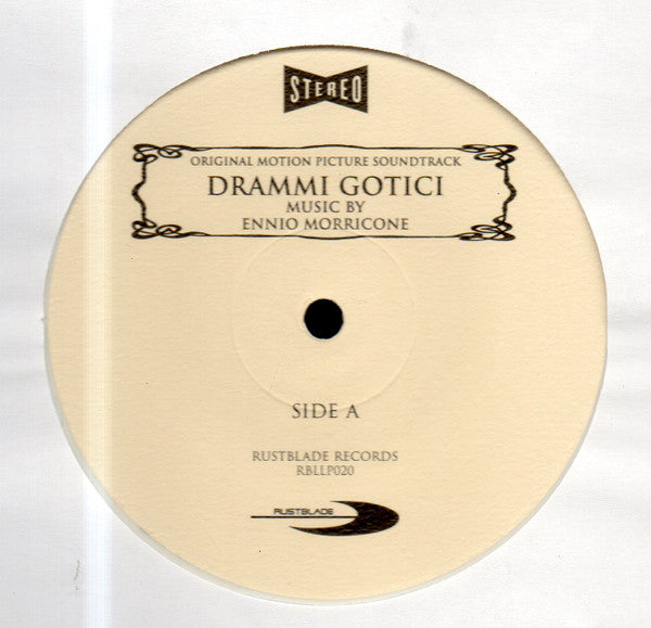 Ennio Morricone : Drammi Gotici (Original Motion Picture Soundtrack) (LP, Album, RSD, Ltd, RE, Whi)