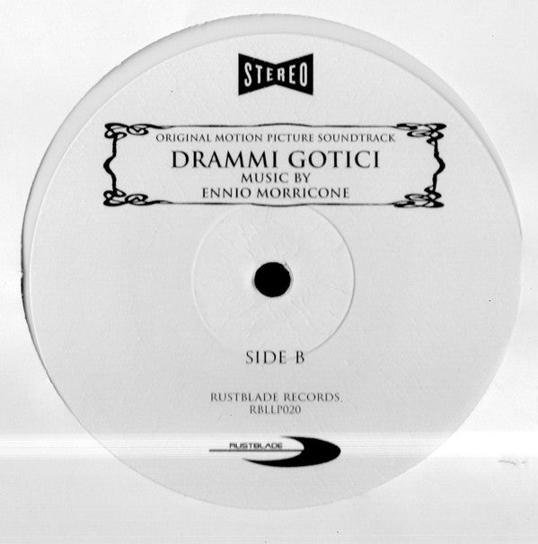 Ennio Morricone : Drammi Gotici (Original Motion Picture Soundtrack) (LP, Album, RSD, Ltd, RE, Whi)
