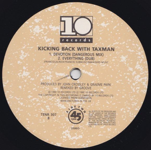 Kicking Back With Taxman : Everything (Remix) (12")
