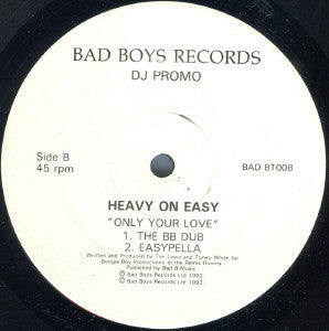Heavy On Easy : Only Your Love (12", Promo)