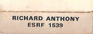 Richard Anthony (2) : Ce Monde (7", EP)