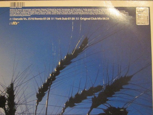 ATB Feat. York : The Fields Of Love (12")