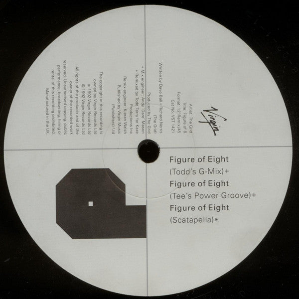 The Grid : Figure Of Eight (The Todd Terry Remixes) (12", Single, Par)
