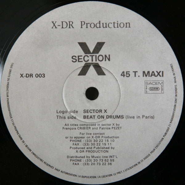 Section X : Sector X (12", Maxi, Gre)