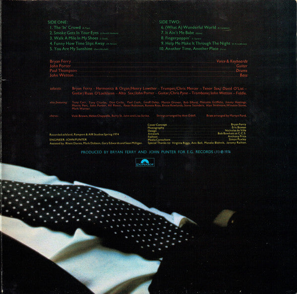 Bryan Ferry : Another Time, Another Place (LP, Album, RE, RP, Gat)