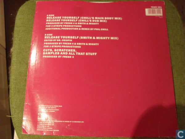 Fresh 4 Featuring Sister Redz : Release Yourself (Phil Chill's Remix) (12")
