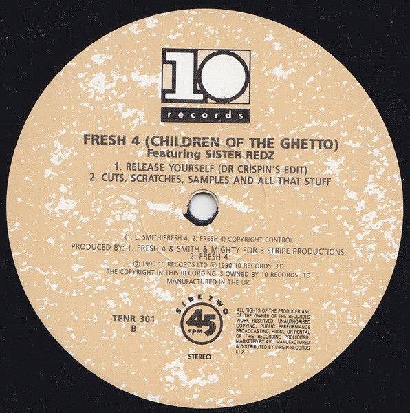 Fresh 4 Featuring Sister Redz : Release Yourself (Phil Chill's Remix) (12")