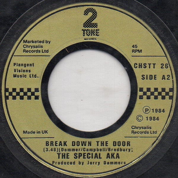 The Special AKA : Nelson Mandela / Break Down The Door! (7", Single, Gol)