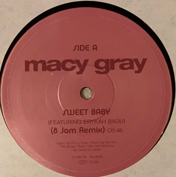 Macy Gray Featuring Erykah Badu : Sweet Baby (12", Single)