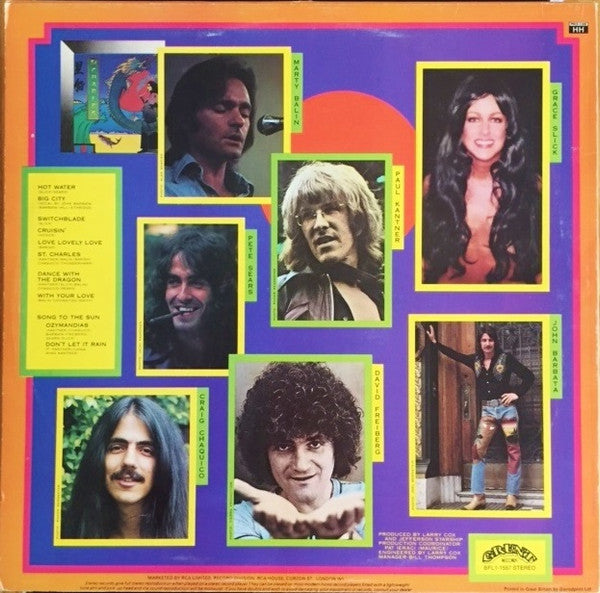 Jefferson Starship : Spitfire (LP, Album)