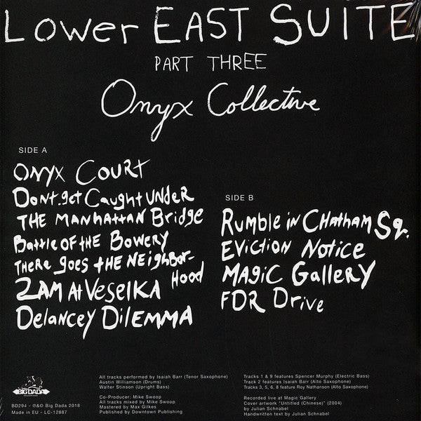 Onyx Collective : Lower East Suite (Part Three) (LP, Album)
