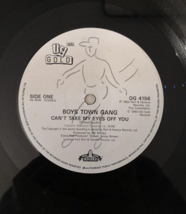 Boys Town Gang : Can't Take My Eyes Off Of You / Remember Me/Ain't No Mountain High Enough (Remix) (12")