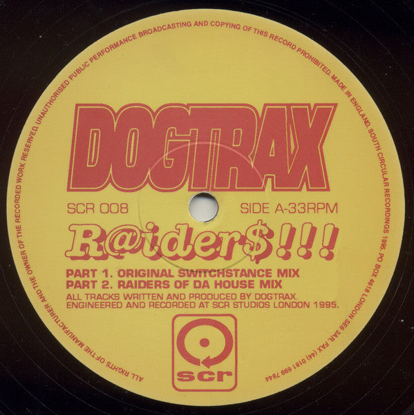Dogtrax : R@ider$!!! (12")