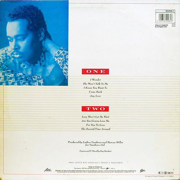 Luther Vandross : Any Love (LP, Album)