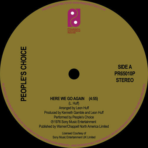 People's Choice : Here We Go Again / Jam, Jam, Jam (All Night Long) (12", RM)