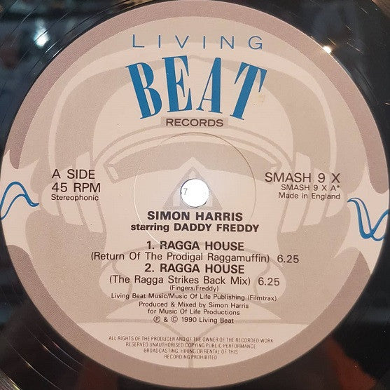 Simon Harris : Ragga House (12", S/Sided)