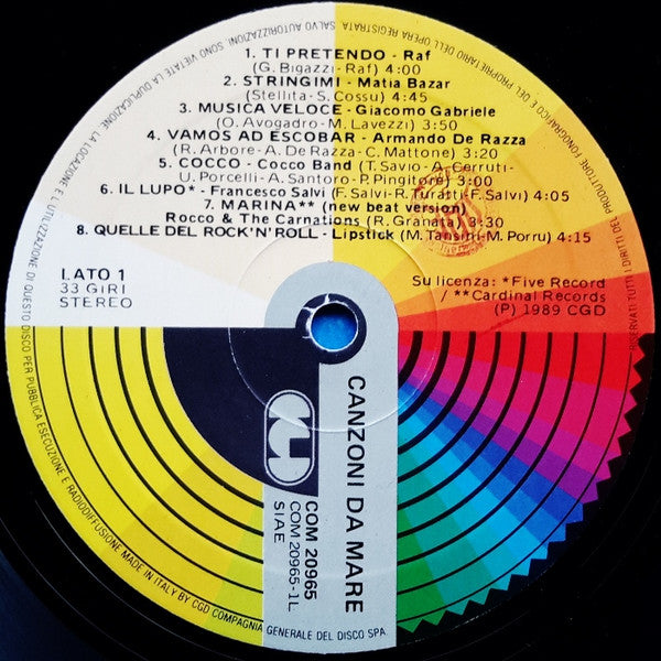 Various : Canzoni Da Amare (LP, Comp)