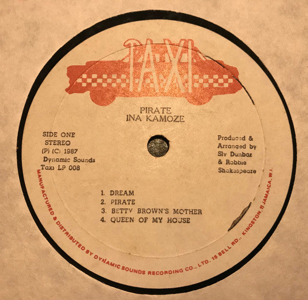Ini Kamoze : Pirate (LP, Album)