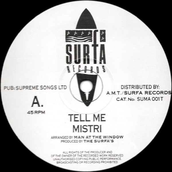 Mistri Featuring Maceo Parker, Pee Wee Ellis, Haji Ahkba : Tell Me (12")