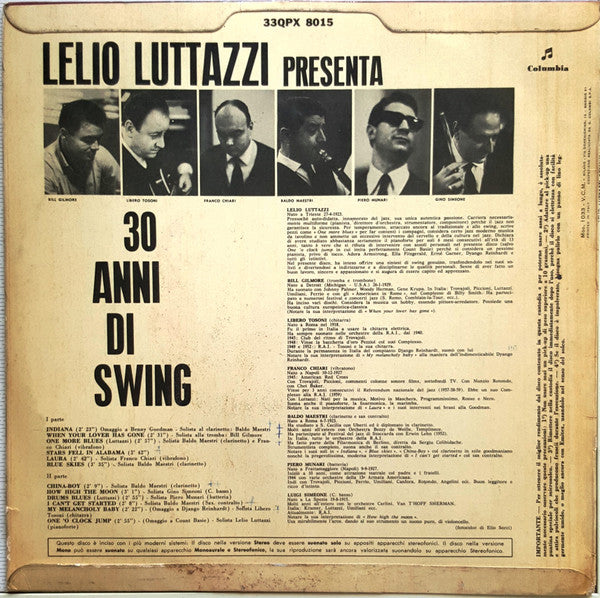 Lelio Luttazzi : Lelio Luttazzi Presenta 30 Anni Di Swing (LP, Album)