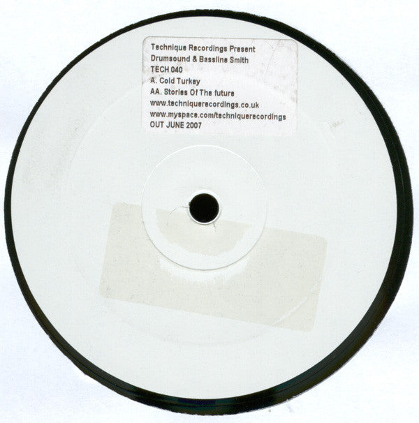 Drumsound & Simon "Bassline" Smith : Cold Turkey / Stories Of The Future (12", Promo, W/Lbl, Sti)