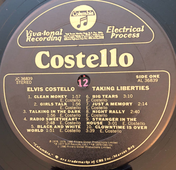 Elvis Costello : Taking Liberties (LP, Comp)