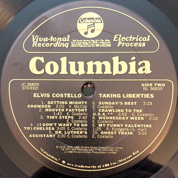 Elvis Costello : Taking Liberties (LP, Comp)
