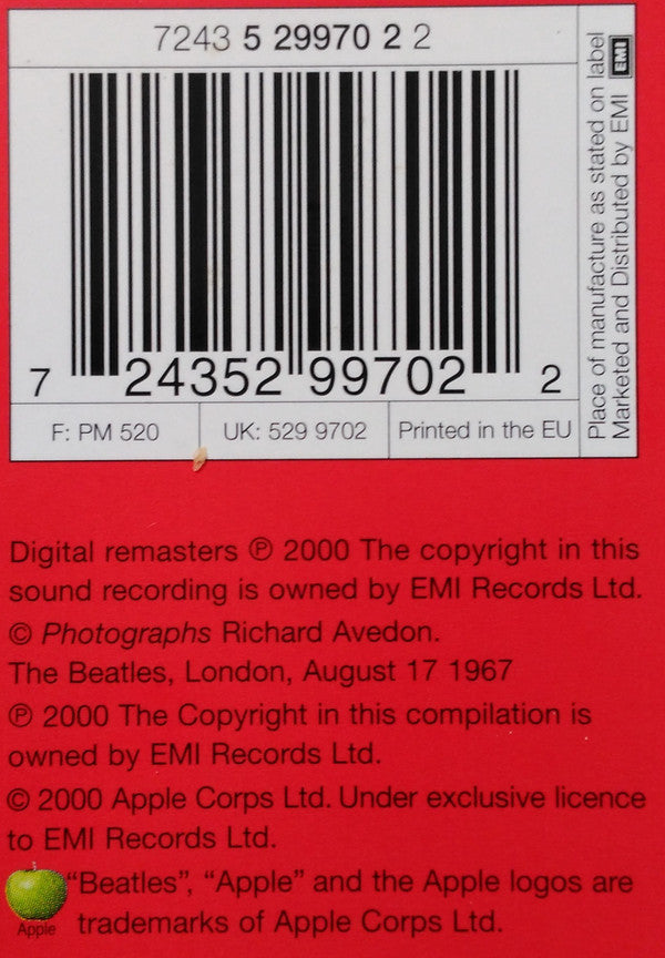 The Beatles : 1 (CD, Comp, Mono, RM)