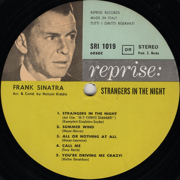Frank Sinatra : Strangers In The Night (LP, Album)