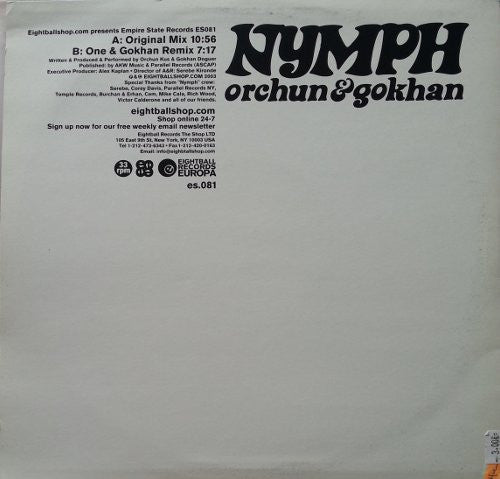 Orchun & Gokhan : Nymph (12")