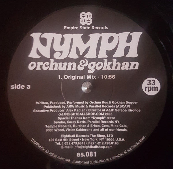 Orchun & Gokhan : Nymph (12")